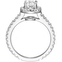 Leila Halo Diamond Ring wit...