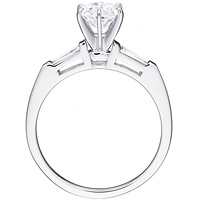 Carys Baguette Diamond Ring...