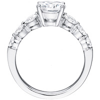 Dahlia round-cut diamond wi...