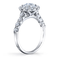 Eugenie Diamond Halo Ring (...