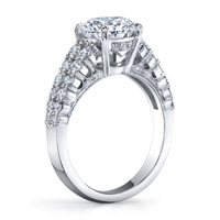 Prong Set Diamond Ring With...
