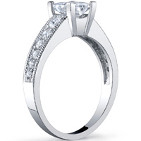 Princess Cut Diamond Ring W...