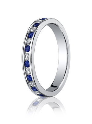 14k White Gold Eternity Band