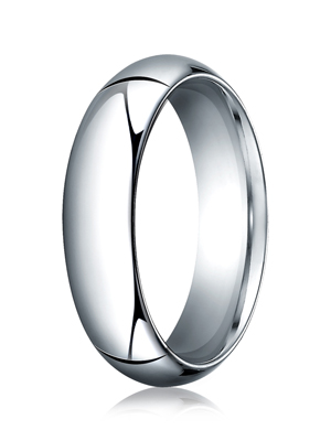 14k White Gold Comfort-Fit