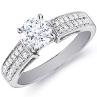 Lucy with Channel Set Diamond Ring (.25 ctw.)