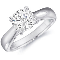 Bethany Classic Solitaire Engagement Ring