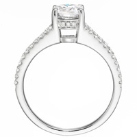 Gwen Diamond Ring with Split Shank (.32 ctw.)
