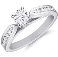 Veronica Channel-Set Diamond Band by Eternity (.27 ctw.)