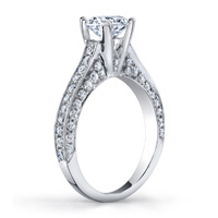 Marla Cathedral Diamond Ring (.76 ctw.)