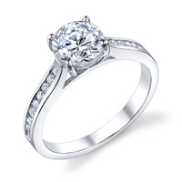Brianna Channel Set Diamond Ring