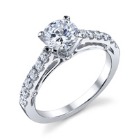 Andrea Diamond Ring With Open Gallery (.50 ctw.)