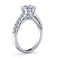 Andrea Diamond Ring With Open Gallery (.50 ctw.)
