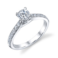 Deborah Diamond Engagement Ring (.19 ctw.)
