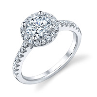 Angela Diamond Halo Ring (.47 ctw.)