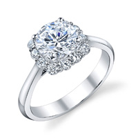 Scarlett Diamond Halo Ring