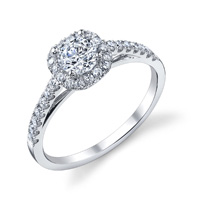 Vera Diamond Halo Ring